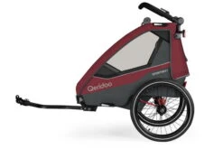Qeridoo Sportrex 1 Fahrradanhänger Cayenne Red 2023 Limitiertes Design -Kinderreise Angebote Store 003 sportrex1 2023 cr trailer 2500px rgb