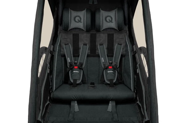 Qeridoo Kidgoo 2 Fahrradanhänger Limited Edition Sport Grey 4 Qeridoo Kidgoo 2 Fahrradanhänger Limited Edition Sport Grey – Bild 4