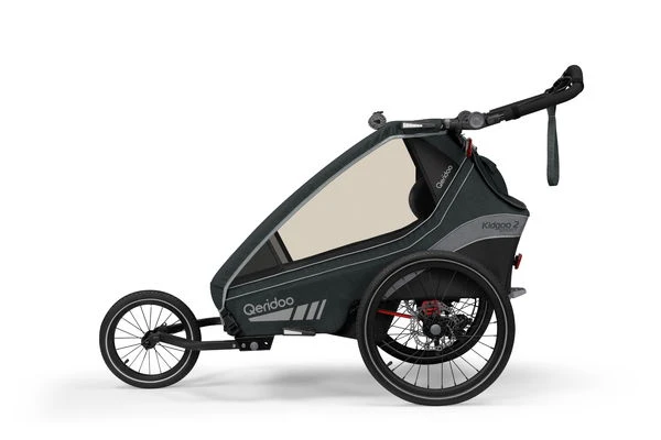 Qeridoo Kidgoo 2 Fahrradanhänger Limited Edition Sport Grey 5 Qeridoo Kidgoo 2 Fahrradanhänger Limited Edition Sport Grey – Bild 5