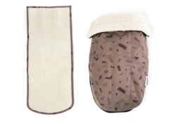 Croozer Babysitz Winter-Set Red Patterned Passend Für Croozer Babysitze