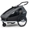 Croozer Kid Keeke 2 Mountain Grey 2in1 Fahrradanhänger & Buggy-Set