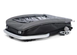 Croozer Kid Keeke 2 Mountain Grey 2in1 Fahrradanhänger & Buggy-Set -Kinderreise Angebote Store 09 121001623 croozer keeke 2 mountain grey gefaltet