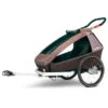 Croozer Kid Vaaya 1 Blossom Red 2in1 Fahrradanhänger & Buggy-Set