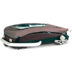 Croozer Kid Vaaya 1 Blossom Red 2in1 Fahrradanhänger & Buggy-Set -Kinderreise Angebote Store 121001122 croozer kid vayaa 1 blossom red gefaltet