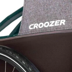 Croozer Kid Vaaya 1 Blossom Red 2in1 Fahrradanhänger & Buggy-Set -Kinderreise Angebote Store 121001122 croozer kid vayaa 1 blossom red logo detail