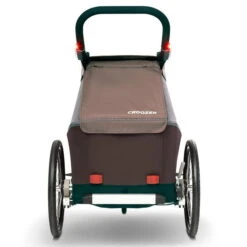 Croozer Kid Vaaya 1 Blossom Red 2in1 Fahrradanhänger & Buggy-Set -Kinderreise Angebote Store 121001122 croozer kid vayaa 1 blossom red rueckansicht