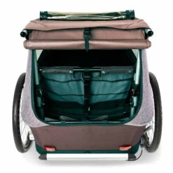 Croozer Kid Vaaya 2 Blossom Red 2in1 Fahrradanhänger & Buggy-Set -Kinderreise Angebote Store 121001322 croozer kid vayaa 2 blossom red rueckansicht kofferraum