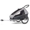 Croozer Kid Keeke 2 Stone Grey 2in1 Fahrradanhänger & Buggy-Set