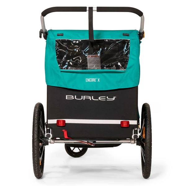Burley Encore X Fahrradanhänger Türkis 2-Sitzer Mit Buggy-Funktion 3 Burley Encore X Fahrradanhänger Türkis 2-Sitzer Mit Buggy-Funktion – Bild 3