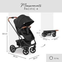 Hauck Pacific 4 Shop N Drive Kinderwagen Bundle -Kinderreise Angebote Store 4007923309216.pt01.pacific 4 shop n drive caviar