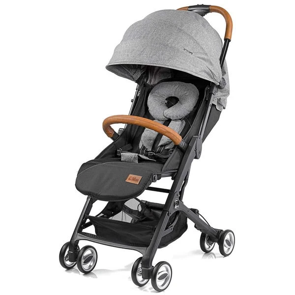 Gesslein Smiloo Cuby Grau Meliert Gestell Schwarz, Ledergriff Cognac 1 Gesslein Smiloo Cuby Grau Meliert Gestell Schwarz, Ledergriff Cognac