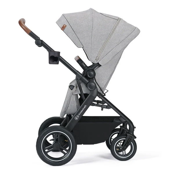 Kinderkraft B-TOUR 3in1 Kinderwagen Light Grey Inkl. Autositz, Adapter, Fußsack, & Regenschutz 12 Kinderkraft B-TOUR 3in1 Kinderwagen Light Grey Inkl. Autositz, Adapter, Fußsack, & Regenschutz – Bild 12