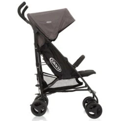 Graco Travelite Buggy Black & Grey Stufenlos Verstellbare Rückenlehne -Kinderreise Angebote Store 6bf999bgreu graco emea travelite blackgrey profile