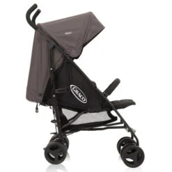 Graco Travelite Buggy Black & Grey Stufenlos Verstellbare Rückenlehne -Kinderreise Angebote Store 6bf999bgreu graco emea travelite blackgrey recline profile