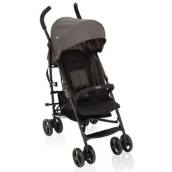 Graco Travelite Buggy Black & Grey Stufenlos Verstellbare Rückenlehne