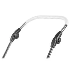 HESBA ClassicKorb Kinderwagen Außen 501 Innen 130 Räder Weiß 30 Cm, Ledergriff Weiß -Kinderreise Angebote Store 9509 leather push handle new 2018 white 3