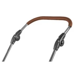 HESBA Corrado Kinderwagen Außen 647 Innen 250 Teilleder Räder Weiß 30 Cm, Ledergriff Hellbraun -Kinderreise Angebote Store 9522 leather push handle new 2018 light brown