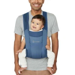 Ergobaby Embrace Soft Air Mesh Blue Babytrage Für Neugeborene -Kinderreise Angebote Store baby carrier embrace soft air mesh blue 4