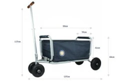 Beachtrekker LiFe Bollerwagen Blau Stabil Und Leicht Inkl. Feststellbremse -Kinderreise Angebote Store beachtrekker life info abmessungen 1