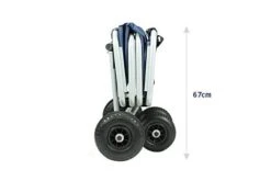 Beachtrekker LiFe Bollerwagen Blau Stabil Und Leicht Inkl. Feststellbremse -Kinderreise Angebote Store beachtrekker life info abmessungen eingeklappt 1