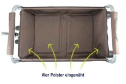 Beachtrekker LiFe Bollerwagen Blau Stabil Und Leicht Inkl. Feststellbremse -Kinderreise Angebote Store beachtrekker life info polster 1