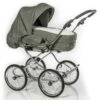 HESBA Calido Kinderwagen Außen 703 Innen 173 Räder Schwarz 30 Cm