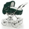 HESBA Corrado Kinderwagen Außen 603 Innen 173 Räder Weiß 30 Cm, Ledergriff Weiß