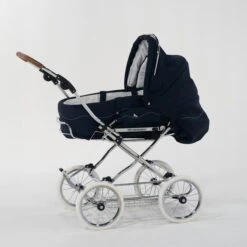 HESBA Condor Coupe Kinderwagen Außen 503 Innen 173 Räder Weiß 25 Cm, Ledergriff Hellbraun -Kinderreise Angebote Store cro9326