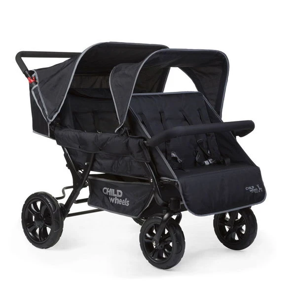 Childhome Two By Two Sportwagen 4 Kinder Vierlingswagen - Robust Und Komfortabel 1 Childhome Two By Two Sportwagen 4 Kinder Vierlingswagen - Robust Und Komfortabel