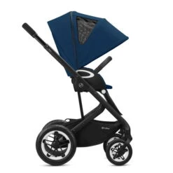 CYBEX Talos S LUX Sportwagen River Blue Gestell In Black -Kinderreise Angebote Store cyb 20 talosslux eu nabl blk y270 fwf xlcanopy screen hd 1