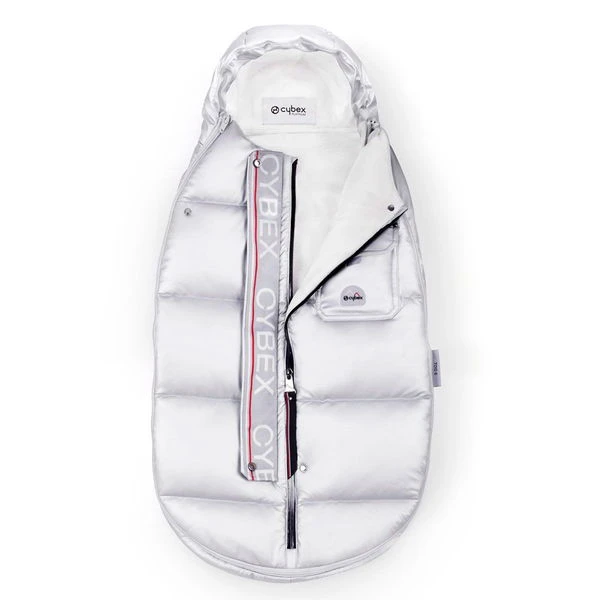 CYBEX Platinum Winter Fußsack Mini Arctic Silver Passend Für Cloud Z I-Size 1 CYBEX Platinum Winter Fußsack Mini Arctic Silver Passend Für Cloud Z I-Size