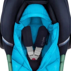 Cybex Snogga Mini 2 Beach Blue Fußsack -Kinderreise Angebote Store cyb 22 eu x000 atons2 snoggamini2 ocbl bebl print medium