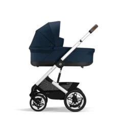 CYBEX Talos S LUX Kinderwagen Bundle Ocean Blue Gestell In Silver -Kinderreise Angebote Store cyb 22 int y090 talosslux cotslux slv ocbl screen hd
