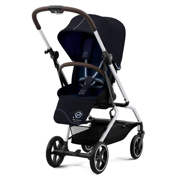 CYBEX Eezy S Twist+2 Buggy Ocean Blue Gestell Silver | Mit All-Terrain Rädern 2 CYBEX Eezy S Twist+2 Buggy Ocean Blue Gestell Silver | Mit All-Terrain Rädern – Bild 2
