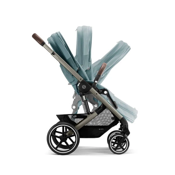 CYBEX Balios S LUX Kinderwagen + Cloud T I-Size Bundle Sky Blue – Bild 7