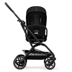 CYBEX Eezy S Twist+2 Buggy Moon Black Gestell Black | Mit All-Terrain Rädern -Kinderreise Angebote Store cyb 22 int y270 eezystwist 2 blk moob rotation