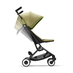 CYBEX Libelle Buggy Nature Green Gestell Black | Einfach Faltbar -Kinderreise Angebote Store cyb 22 int y270 libelle blk nagr recline steps