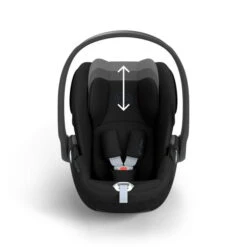 CYBEX Cloud T I-Size Sepia Black Babyschale -Kinderreise Angebote Store cyb 23 eu y000 cloudt sebl headrest print medium