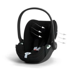 CYBEX Cloud T I-Size Plus Sepia Black Babyschale -Kinderreise Angebote Store cyb 23 eu y045 cloudt sebl plus airventilation print medium