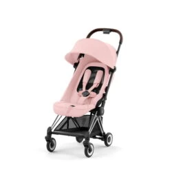 CYBEX Coya Chrome Dark Brown Peach Pink 11 CYBEX Coya Chrome Dark Brown Peach Pink -Kinderreise Angebote Store cyb 23 int y045 coya pcpi chbr withoutinlay