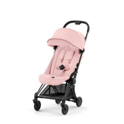 CYBEX Coya Chrome Matt Black Peach Pink -Kinderreise Angebote Store cyb 23 int y045 coya pcpi mabl sunvisor