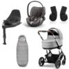 CYBEX Balios S LUX Kinderwagen + Cloud T I-Size Bundle Lava Grey