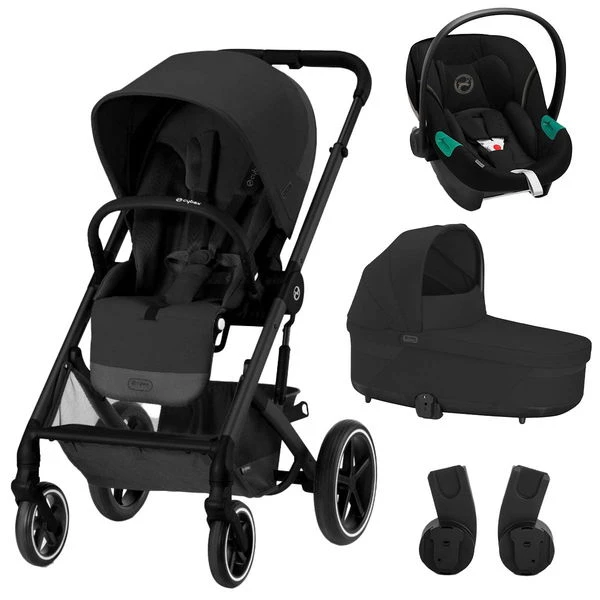 CYBEX Balios S LUX Kinderwagen & CYBEX Aton S2 I-Size Bundle Black 1 CYBEX Balios S LUX Kinderwagen & CYBEX Aton S2 I-Size Bundle Black