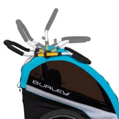 Burley D´Lite X Fahrradanhänger Aqua 2-Sitzer Mit Buggy-Funktion -Kinderreise Angebote Store dlite x handlebar webex