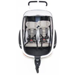 Hamax Outback Fahrradanhänger Navy Blau Inkl. Deichsel & Buggyrad -Kinderreise Angebote Store hamax outback feature comfort seats and solid frame 1