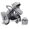 ICandy Orange Double Combo Light Slate Marl Geschwisterkinderwagen | Inkl. Praktischem Zubehör