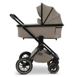 Moon Gio Plus Kombi-Kinderwagen Mud/black Chrome Zubehör Bundle -Kinderreise Angebote Store k24 gioplus 64940610 wanne mud 622 3 right 1