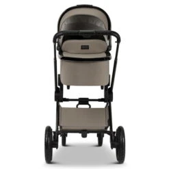Moon Gio Plus Kombi-Kinderwagen Mud/black Chrome Zubehör Bundle -Kinderreise Angebote Store k24 gioplus 64940610 wanne mud 622 5 back 1
