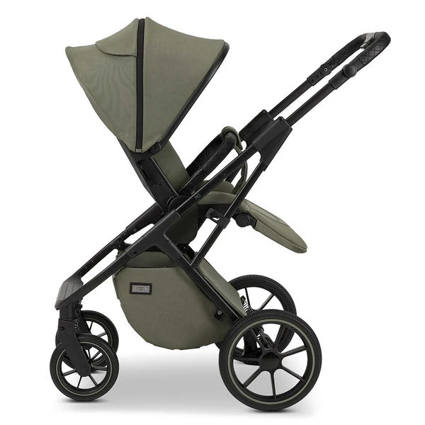 Moon Piú Kombi-Kinderwagen Moss Green/black Matt Zubehör Bundle 8 Moon Piú Kombi-Kinderwagen Moss Green/black Matt Zubehör Bundle – Bild 8
