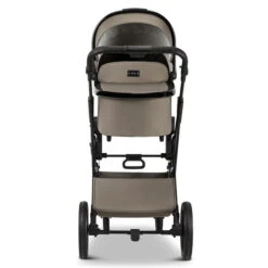 Moon Piú Kombi-Kinderwagen Mud/black Chrome Zubehör Bundle -Kinderreise Angebote Store k24 piu 64960630 wanne mud 622 5 back 1